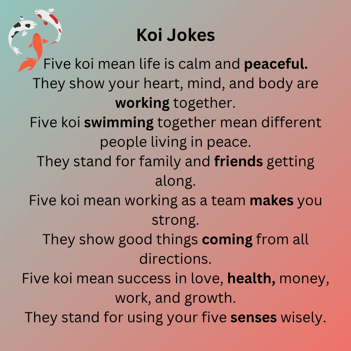 5 Koi Fish Meaning