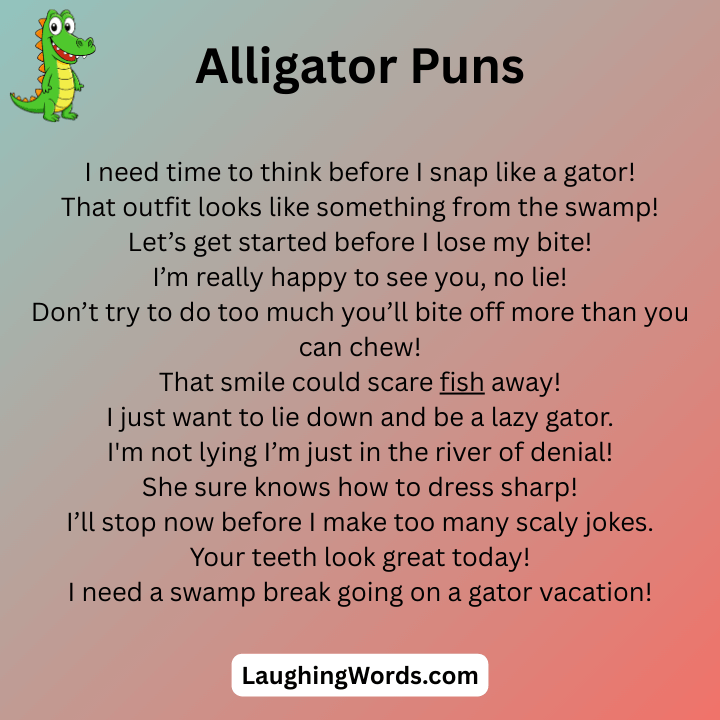 Alligator Puns