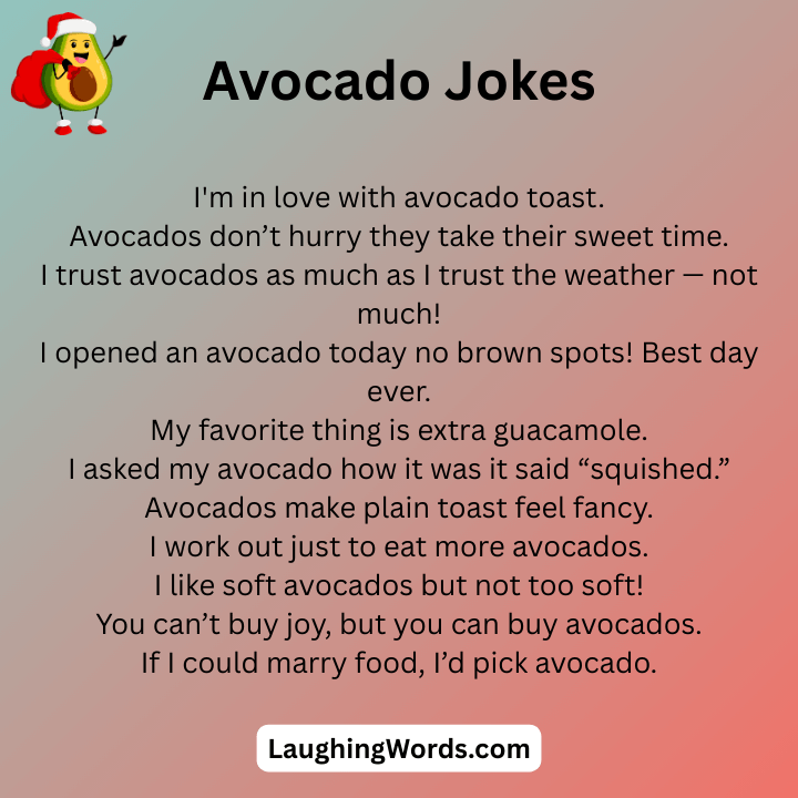 Avocado Jokes One Liners