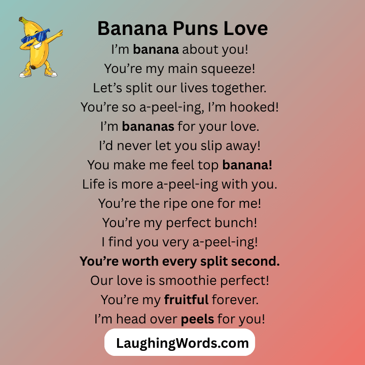 Banana Puns Love