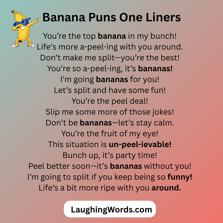 Banana Puns One Liners