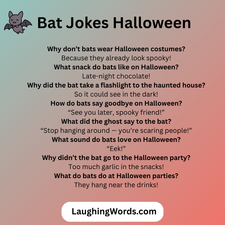 Bat Jokes Halloween 