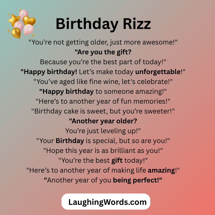 Birthday Rizz