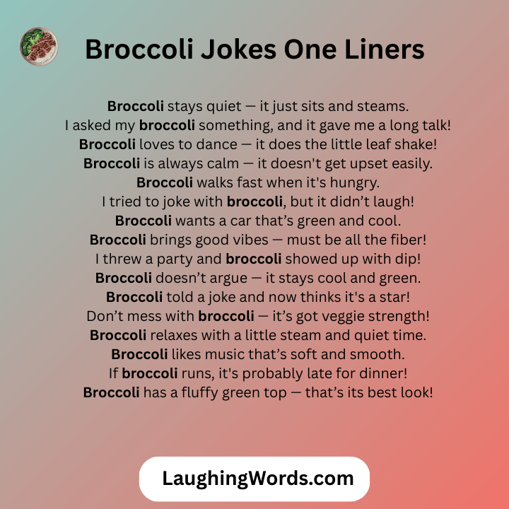 Broccoli Jokes One Liners