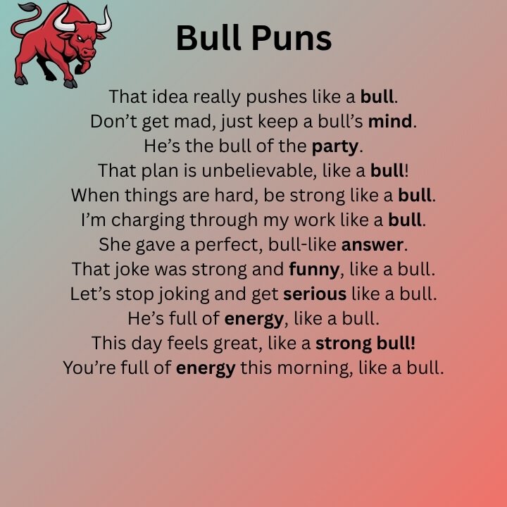 Bull Puns