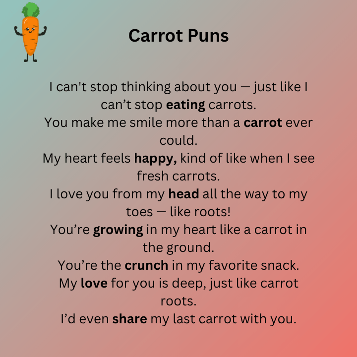 Carrot Puns About Love
