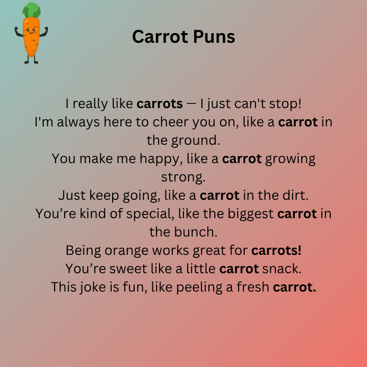 Carrot Puns One Liners