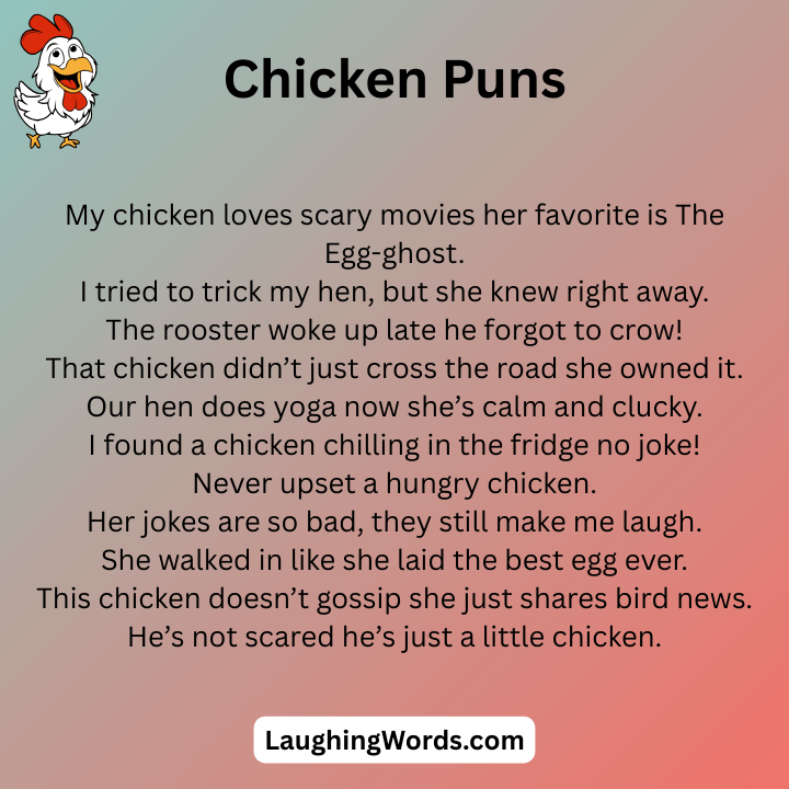 Chicken Puns One Liners