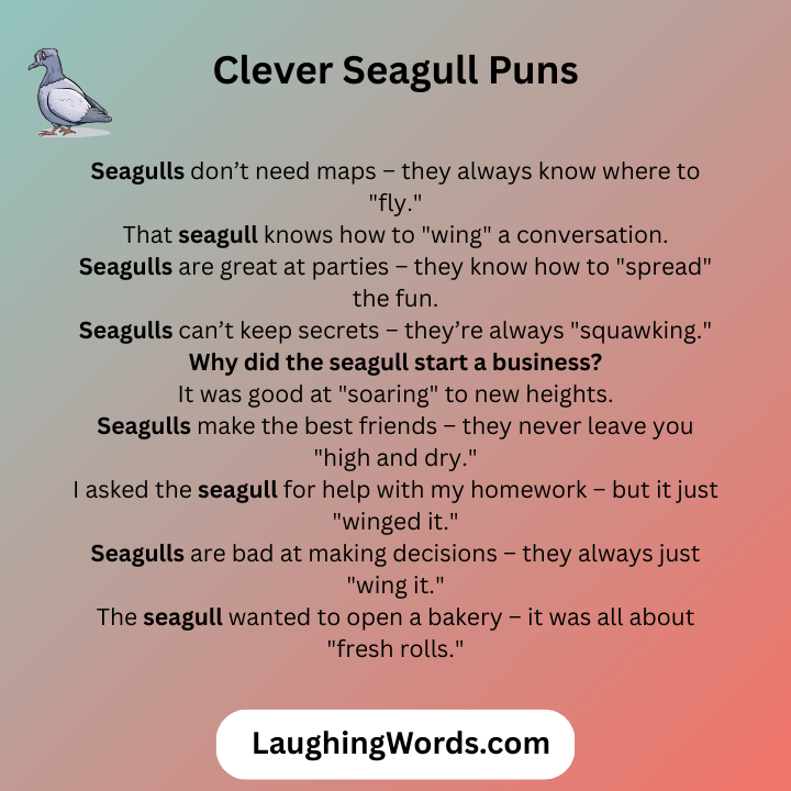 Clever Seagull Puns