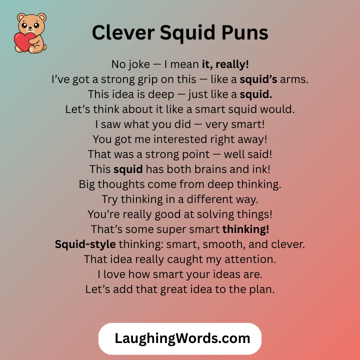 Clever Squid Puns