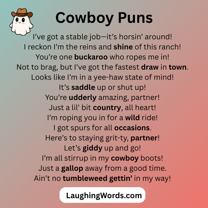 Cowboy Puns