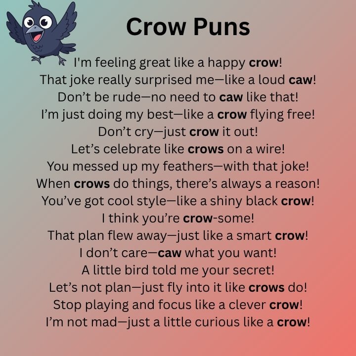 Crow Puns