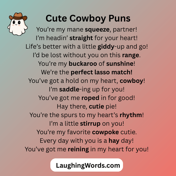 Cute Cowboy Puns