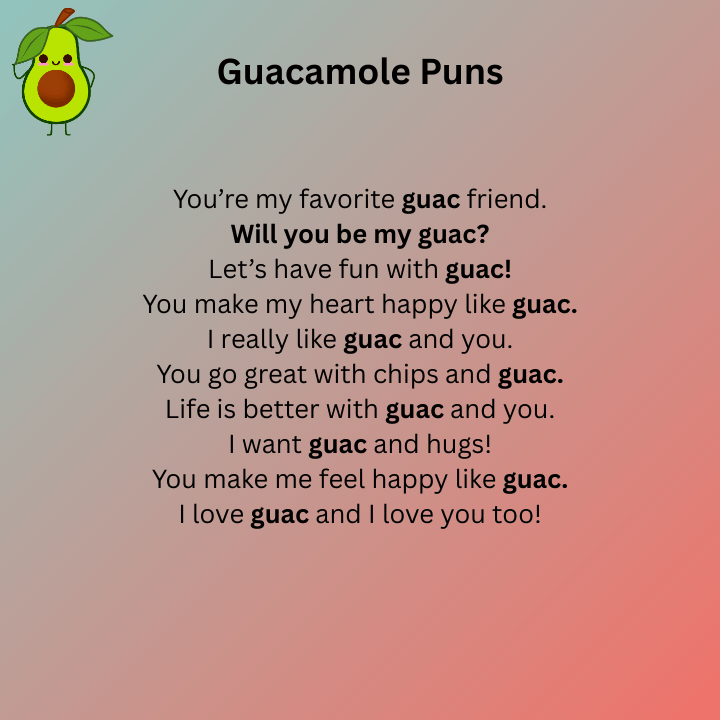 Guacamole Puns