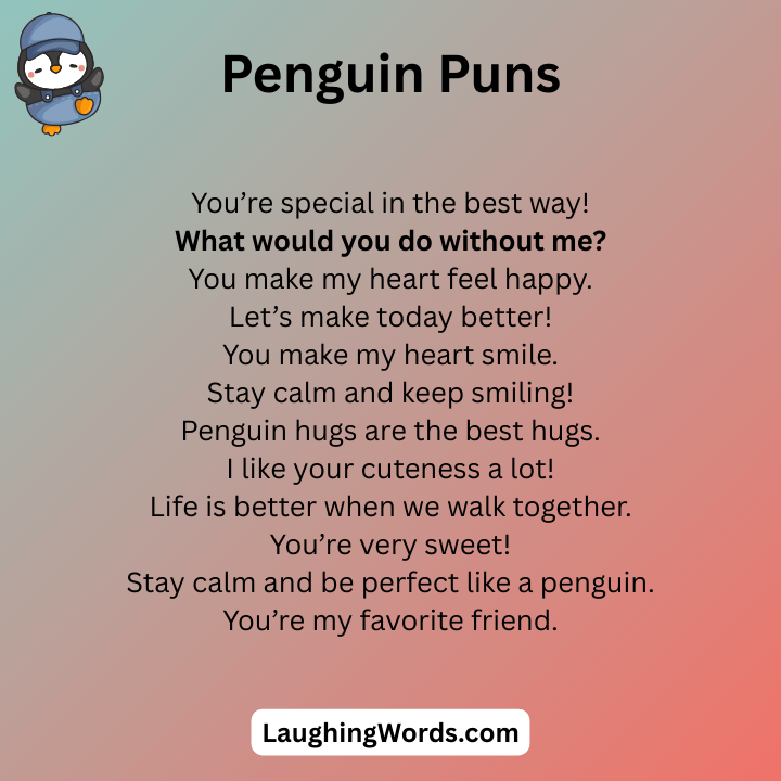 Cute Penguin Puns