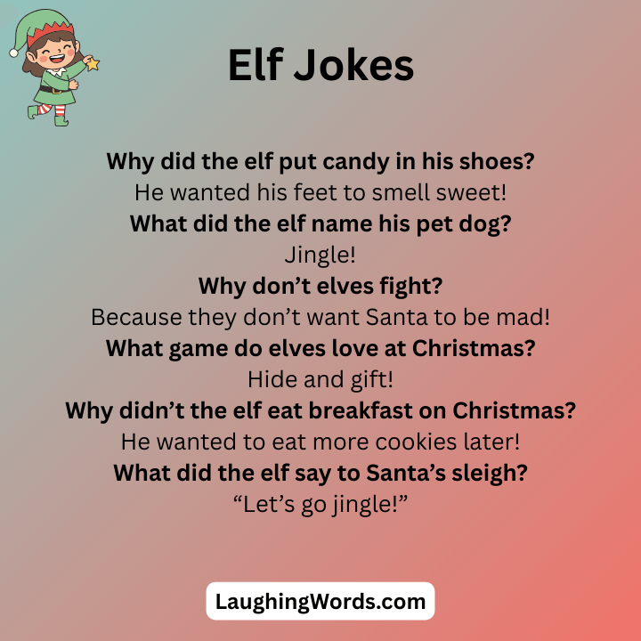 Elf Jokes Christmas