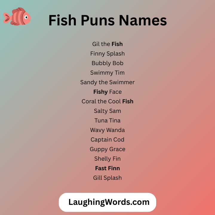 Fish Puns Names 