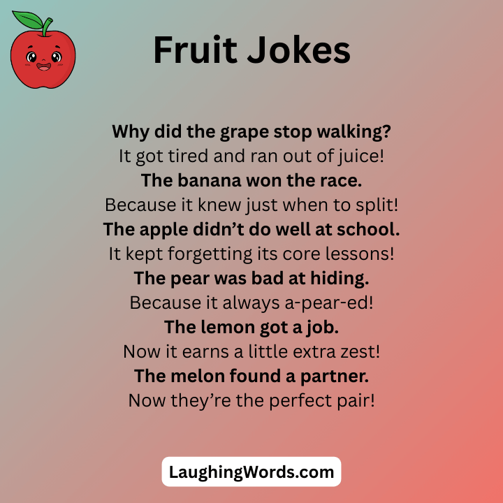 Fruit Jokes And Puns