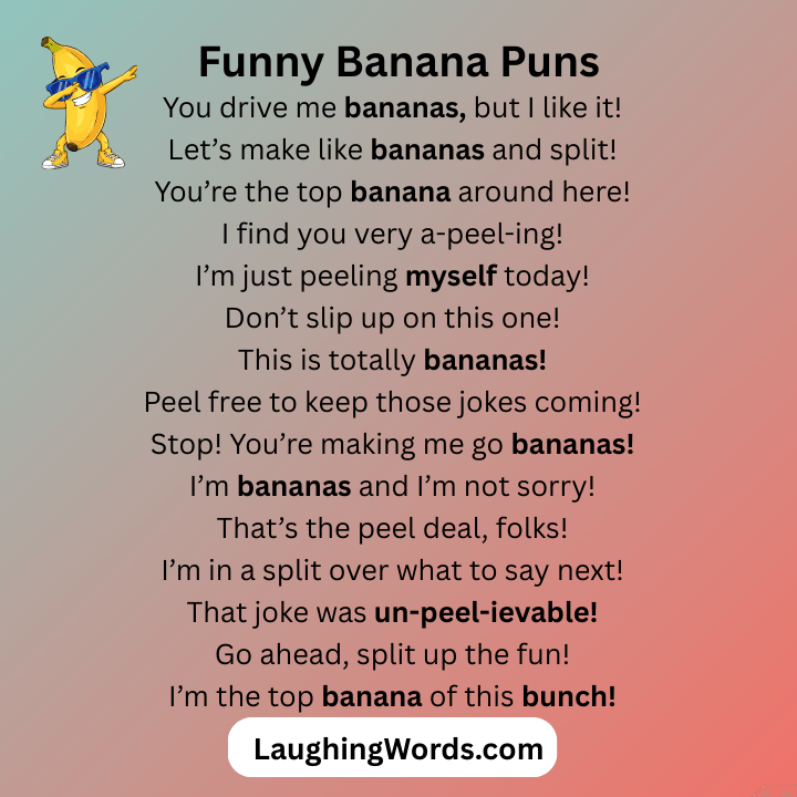 Funny Banana Puns