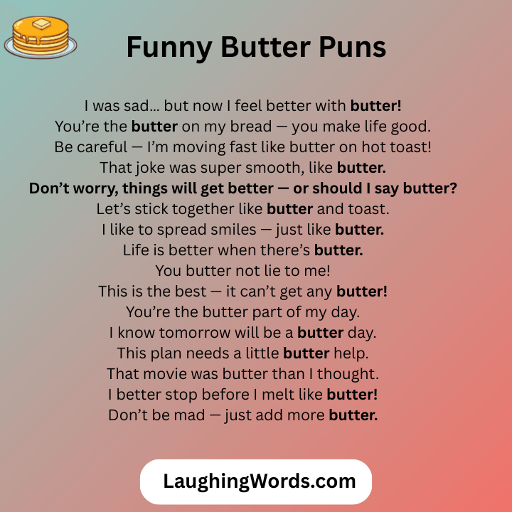 Funny Butter Puns