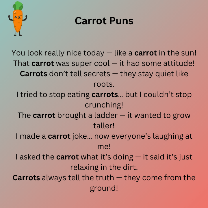 Funny Carrot Puns