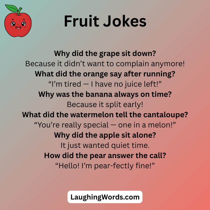 Funny Fruit Jokes