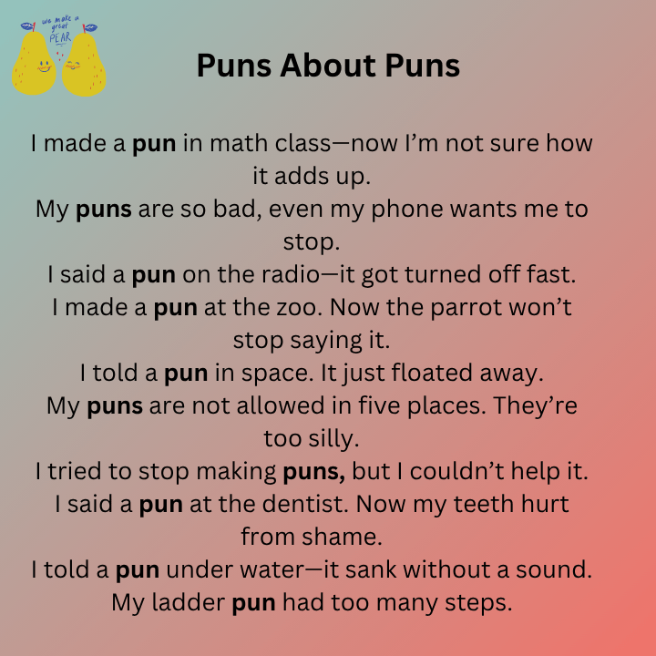Funny Puns About Puns