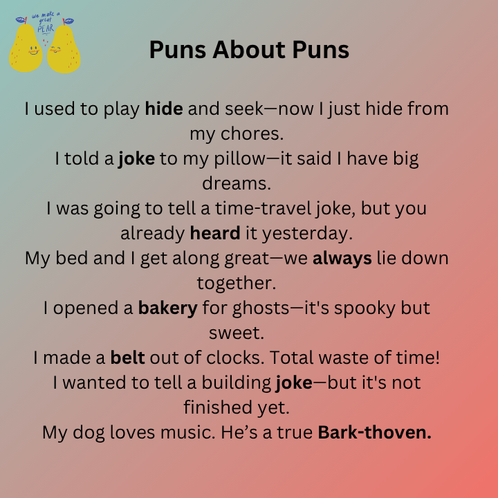 Funny Puns To Make Someone Laugh