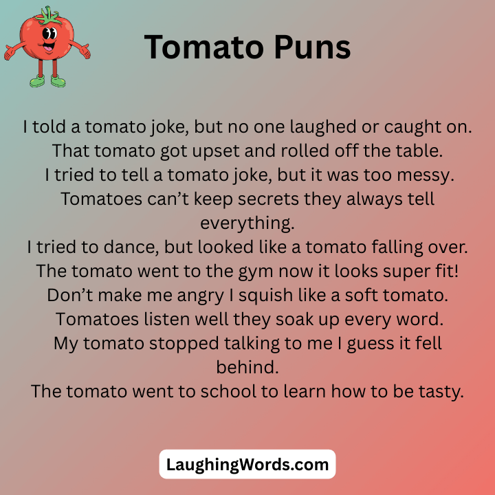 Funny Tomato Puns