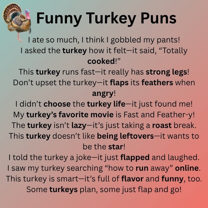 Funny Turkey Puns