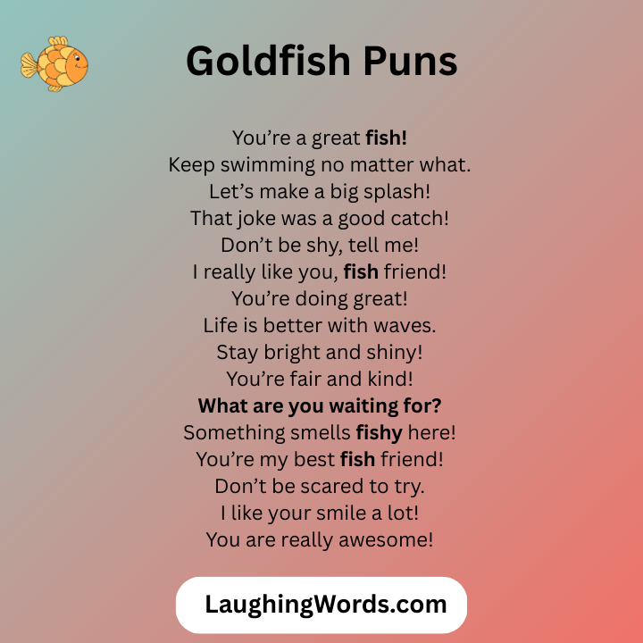 Goldfish Puns