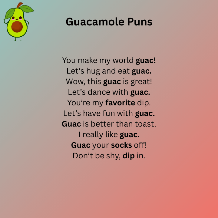 Guacamole Puns