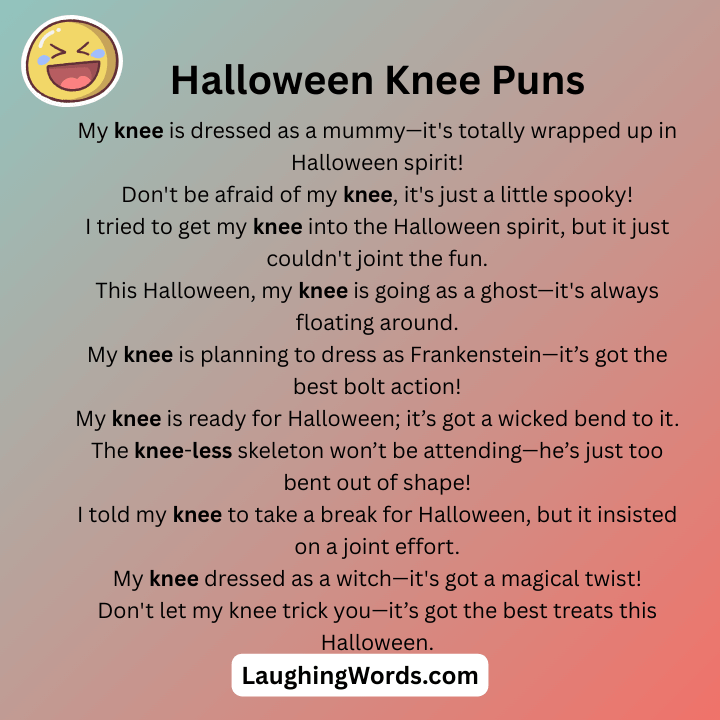 Halloween Knee Puns