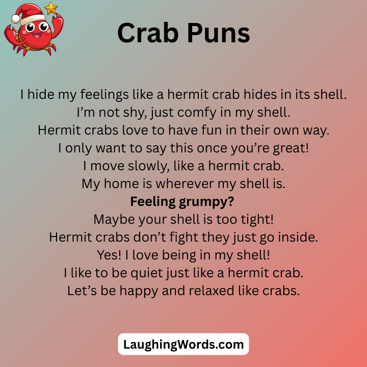 Hermit Crab Puns