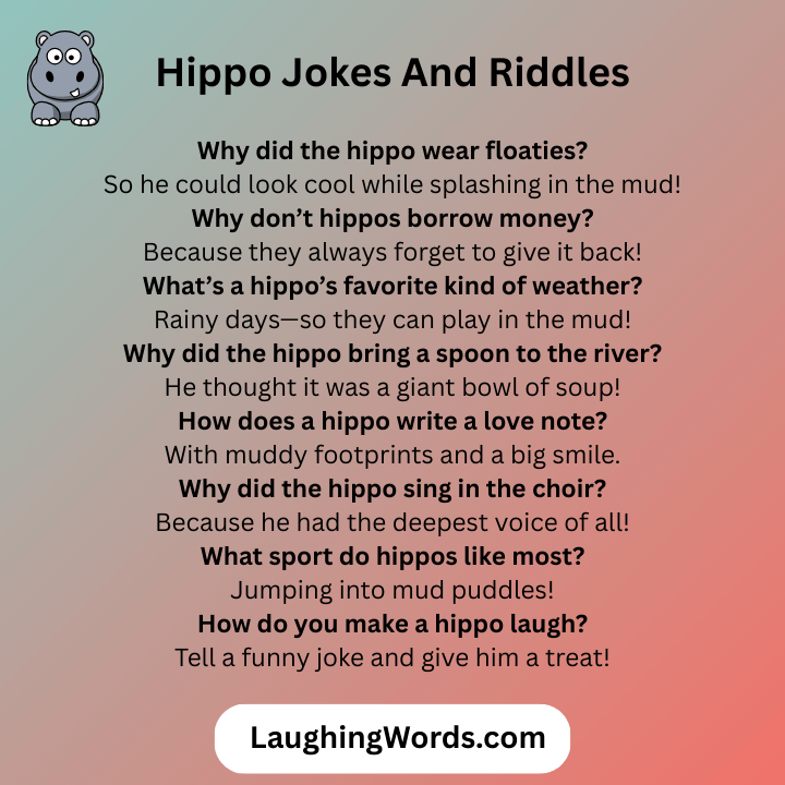Hippo Jokes And Riddles