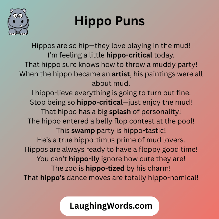 Hippo Puns