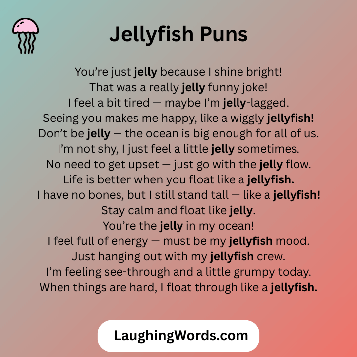 Jellyfish Puns