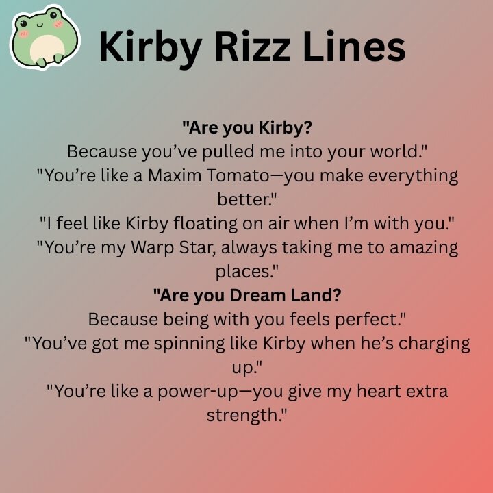 Kirby Rizz Lines