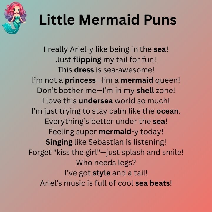 Little Mermaid Puns