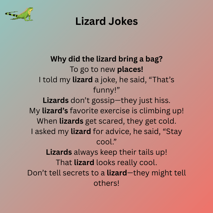 Lizard Jokes