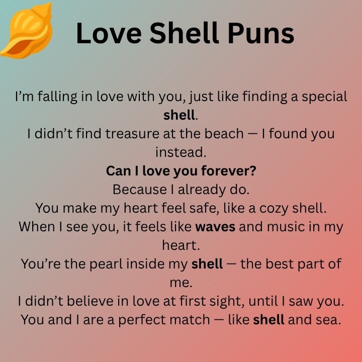 Love Shell Puns