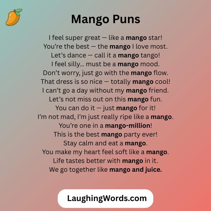 Mango Puns