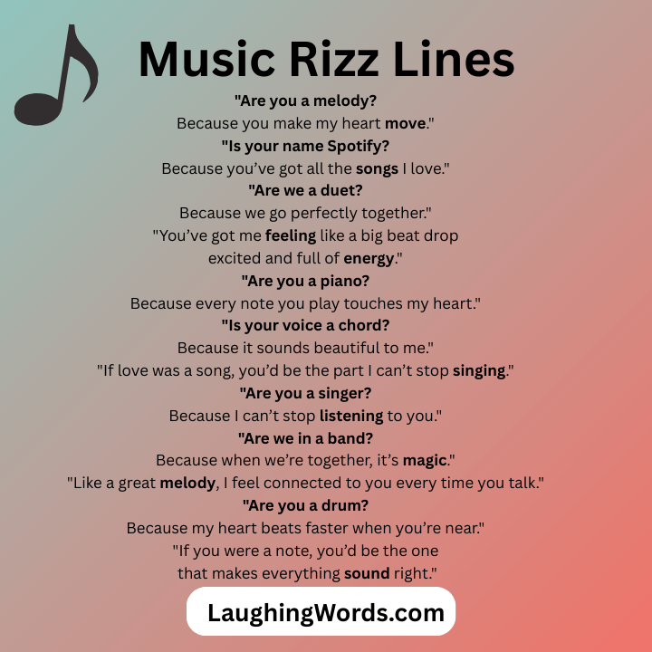 Music Rizz Lines 