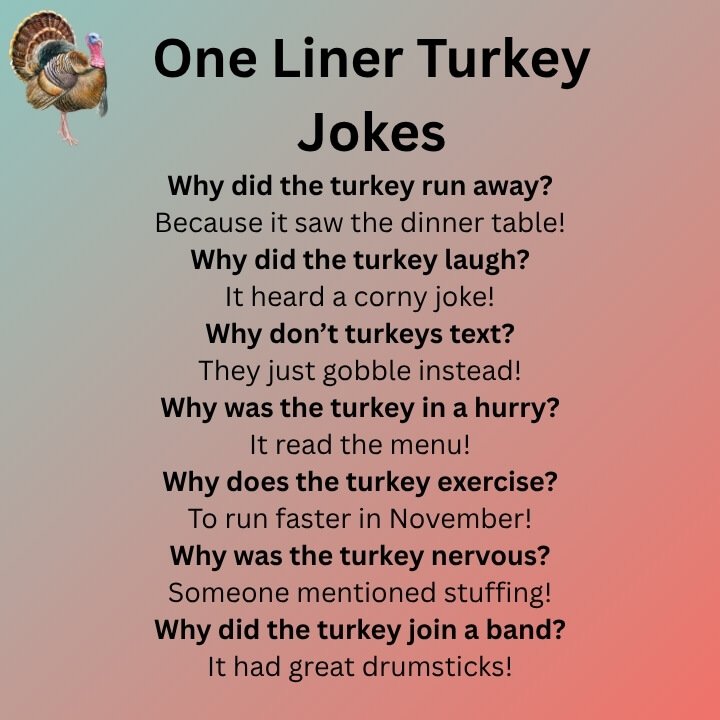 One Liner Turkey Jokes
