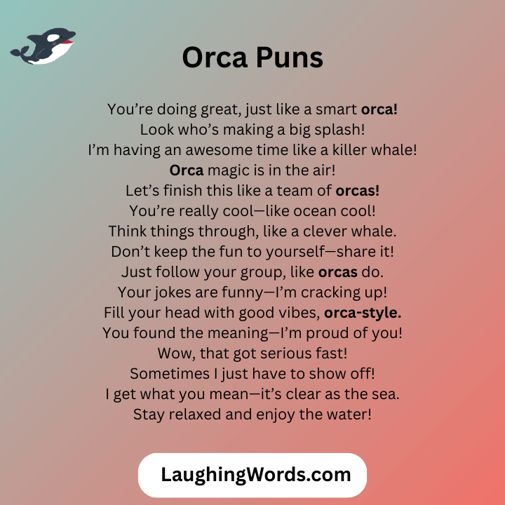 Orca Puns