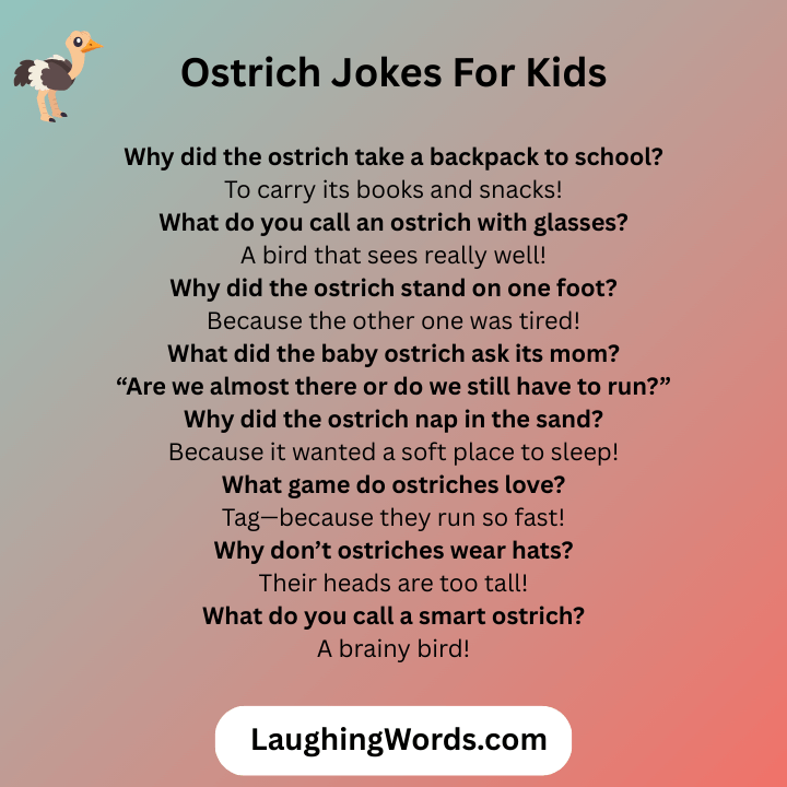 Ostrich Jokes For Kids