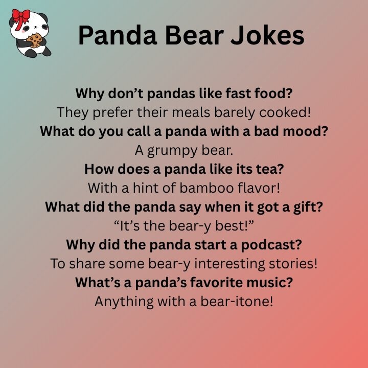 Panda Bear Jokes