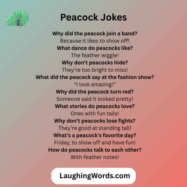 Peacock Jokes