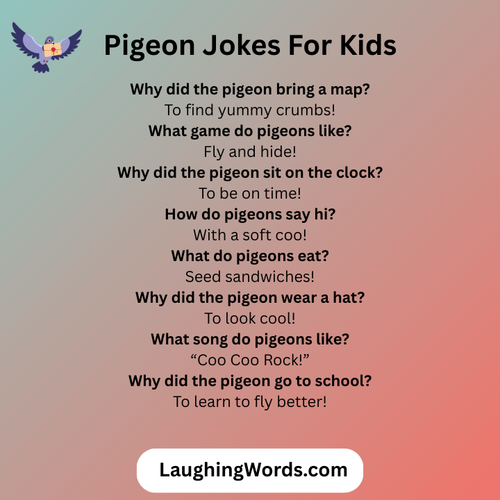 Pigeon Jokes For Kids