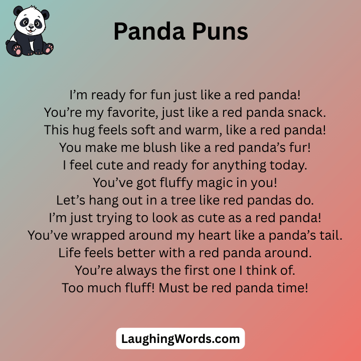 Red Panda Puns